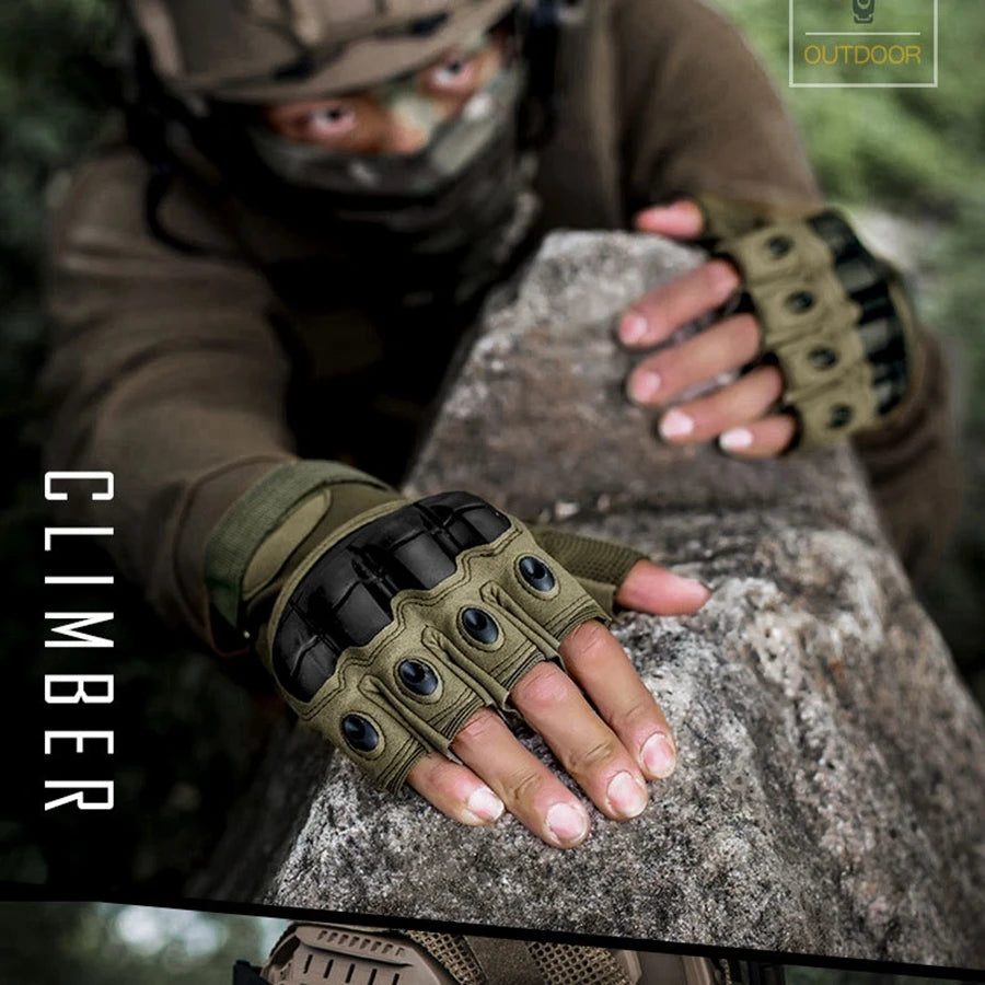 Tactical Fingerless Gloves